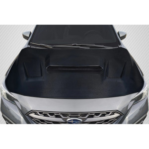 2022-2024 Subaru WRX Carbon Creations Vorin Hood - 1 Piece - image 1