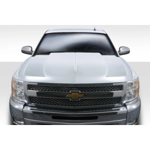 2007-2013 Chevrolet Silverado Duraflex Cowl Hood - 1 Piece - image 1