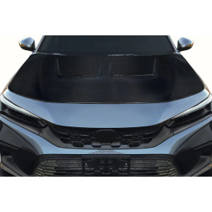 2022-2025 Honda Civic Carbon Creations Kumei Hood - 1 Piece - image 1