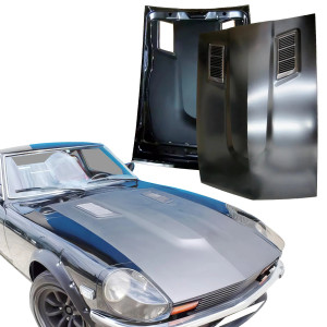 Steel 280-Style Dual Vent Hood > Datsun 240Z S30 1970-1973 - image 1