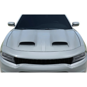 2015-2023 Dodge Charger Duraflex Redeye V2 Hood - 1 Piece - image 1