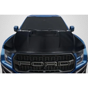 2017-2020 Ford Raptor OEM Look Carbon Fiber Hood - image 1