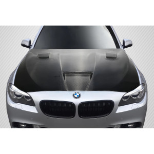 2011-2016 BMW 5 Series F10 4DR Carbon Creations DriTech Craze Hood - 1 Piece - image 1