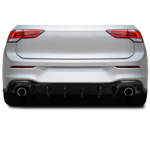 2022-2024 Volkswagen Golf GTI Carbon Creations Zamba Rear Diffuser - 1 Piece - image 1