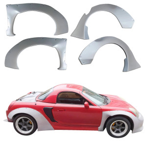 ModeloDrive FRP TKYO Wide Body Fender Flares Set 4pc > Toyota MRS MR2 Spyder 2000-2005 - image 1