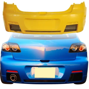 FRP AEXE Rear Bumper > Mazda Mazda3 2004-2009 > 5dr Hatchback - image 1