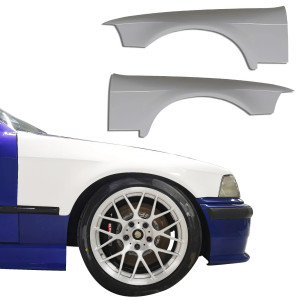 FRP FIT Wide Body Fender Flares (front) > BMW 318i, 323i, 325i, 328i (E36) 1992-1998 > 4dr - image 1
