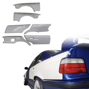 ModeloDrive FRP FIT Wide Body Fenders Set > BMW 318i, 323i, 325i, 328i (E36) 1992-1998 > 4dr - image 1