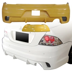 FRP ING Rear Bumper 2pc > Mitsubishi Lancer 2004-2007 - image 1