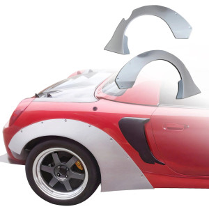 ModeloDrive FRP TKYO Wide Body Fender Flare (rear) > Toyota MRS MR2 Spyder 2000-2005 - image 1
