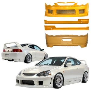 FRP ING v1 Body Kit 4pc > Acura RSX (DC5) 2002-2004 - image 1