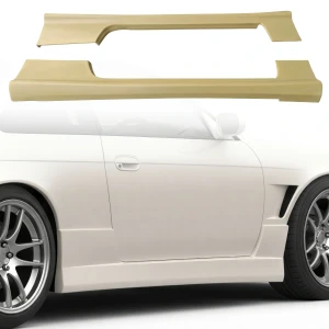 FRP WSQU Side Skirts > Nissan 240SX (S14) 1995-1998 - image 1
