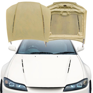 FRP VERT EDG Hood (vented) > Nissan Silvia (S15) 1999-2004 - image 1