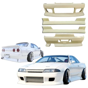 FRP VERT-DMA Wide Body Fenders Set > Nissan Skyline (R32) GTS 1990-1994 > 2dr Coupe - image 1