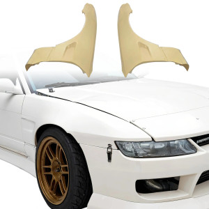 FRP ODYVIA SMAD Conversion Fenders (front) > Nissan Silvia (S13) 1989-1994 - image 1