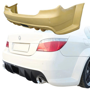 FRP LUMM Wide Body Rear Bumper > BMW 530i (E60) 2004-2007 > 4dr Sedan - image 1