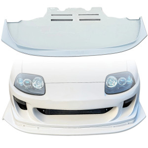 FRP RIDO Front Lower Splitter > Toyota Supra (JZA80) 1993-1998 - image 1
