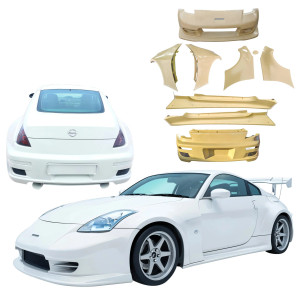 ModeloDrive FRP TSEC Wide Body Kit > Nissan 350Z (Z33) 2003-2008 - image 1