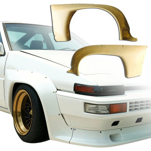 FRP TD N2 Fender Flares (front) > Toyota Corolla (AE86) Trueno 1984-1987 - image 1