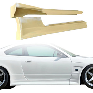 FRP VERT RID Wide Body Side Skirts > Nissan Silvia (S15) 1999-2004 - image 1
