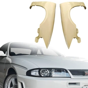 FRP OER GTR Fenders (front) > Nissan Skyline (R33) GTS 1993-1998 > 2dr Coupe - image 1