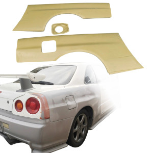 FRP GTR Conversion Fenders (rear) > Nissan Skyline (R34) GTT 1999-2004 > 2dr Coupe - image 1
