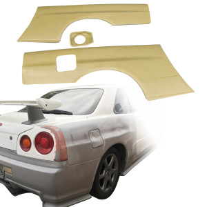FRP GTR Conversion Fenders (rear) > Nissan Skyline (R34) GTT 1999-2004 > 2dr Coupe - image 1