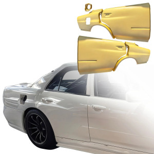 FRP GTR Conversion Fenders (rear) > Nissan Skyline (R34) GTT 1999-2004 > 4dr Sedan - image 1