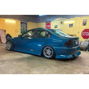 BMW E46 3 Series 2DR 4DR 1999-2005 ISB Style 1 Piece Polyurethane Rear Bumper - image 1