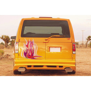 Chevrolet Astro 1995-2005 / GMC Safari Van 1995-2005 Python Look 1 Piece Polyurethane Rear Lip - image 1