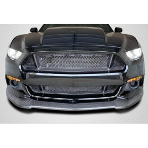 2015-2017 Ford Mustang Carbon Creations CVX Front Lip Spoiler - 1 Piece - image 1