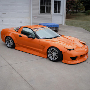 Chevrolet Corvette C5 1997-2004 Kyouki Style 2 Piece Polyurethane Side Skirts - image 1