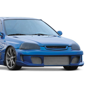 Honda Civic ALL 1996-1998 1 Piece Polyurethane Front Bumper - image 1