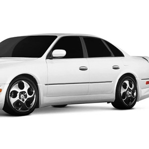 Infiniti Q45 Sedan 1990-1993 KBD 2 Piece Polyurethane Side Skirts - image 1