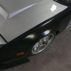 Nissan 240SX S13 (Pop Up) 1989-1994 Wide Johnnies Style 2 Piece Polyurethane 50mm Front Fenders - image 1