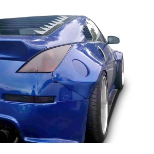 Nissan 350Z 2003-2008 Louvered 2 Piece Polyurethane Window Scoops - image 1