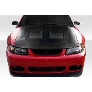 1999-2004 Ford Mustang Riot Carbon Fiber Hood - image 1