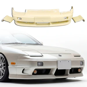 FRP Type-X OR Front Bumper 3pc > Nissan 240SX 1989-1994 - image 1