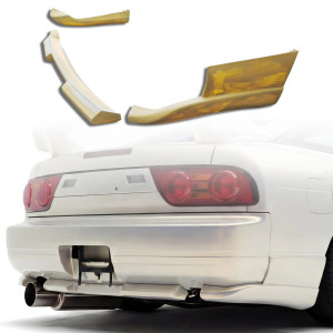 FRP Type-X OR Rear Lip 3pc > Nissan 240SX 1989-1994 - image 1