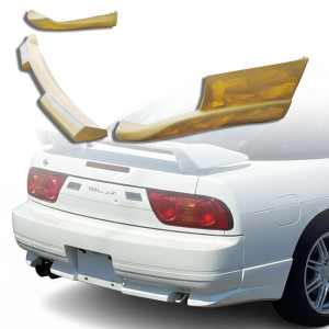 ModeloDrive FRP Type-X OR Rear Lip 3pc > Nissan 240SX 1989-1994 - image 1