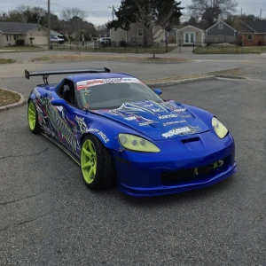 Chevrolet Corvette C6 2006-2013 C6R Style 1 Piece Polyurethane Front Bumper - image 1