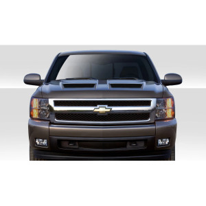 2007-2013 Chevrolet Silverado Duraflex CVX Hood - 1 Piece - image 1