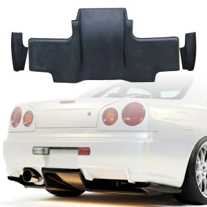 FRP TSE Splitter Diffuser (rear) > Nissan Skyline (R34) GTR 1999-2004 > 2dr Coupe - image 1