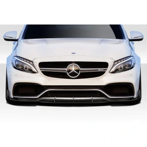 2015-2021 Mercedes C63 W205 C Speed Front Lip Under Spoiler - 1 Piece (C63 AMG Front Bumper Only) - image 1