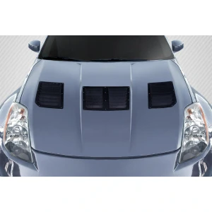 2003-2006 Nissan 350Z Z33 GT1 Hood Vents - 3 Piece - image 1