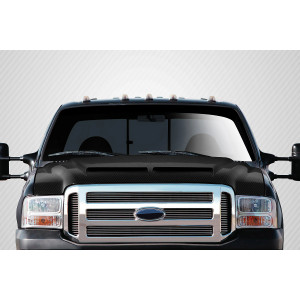 1999-2007 Ford Super Duty F250 F350 F450 F550 / 2000-2005 Ford Excursion CVX Hood - 1 Piece - image 1