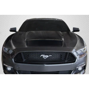 2015-2017 Ford Mustang CVX V2 Carbon Fiber Hood - image 1