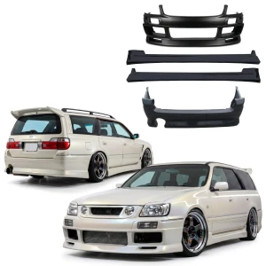 FRP DFIN Body Kit 4pc > Nissan Stagea (C34) 1998-2001 - image 1