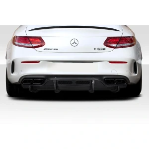 2015-2018 Mercedes C63 AMG Power Look Carbon Fiber Rear Lip - image 1