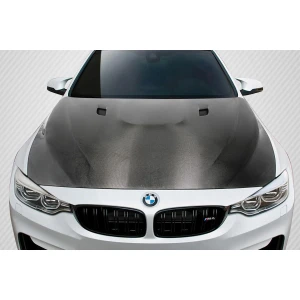 2014-2018 BMW M3 E92 M3 Look Carbon Fiber Hood - image 1